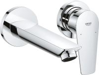 Смеситель для раковины Grohe BauEdge 20474001 С ВНУТРЕННЕЙ ЧАСТЬЮ  хром фото в интернет-магазине «Wasser-Haus.ru»