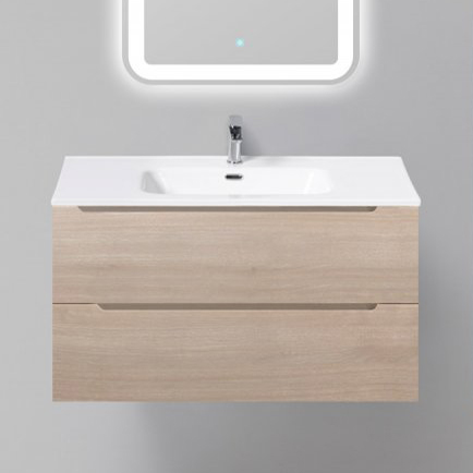 Мебель для ванной BelBagno Etna 90 rovere grigio фото в интернет-магазине «Wasser-Haus.ru»