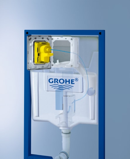 Комплект Инсталляция Grohe Rapid SL 4 в 1 с кнопкой смыва + Унитаз подвесной Bien Ion безободковый, с биде фото в интернет-магазине «Wasser-Haus.ru»