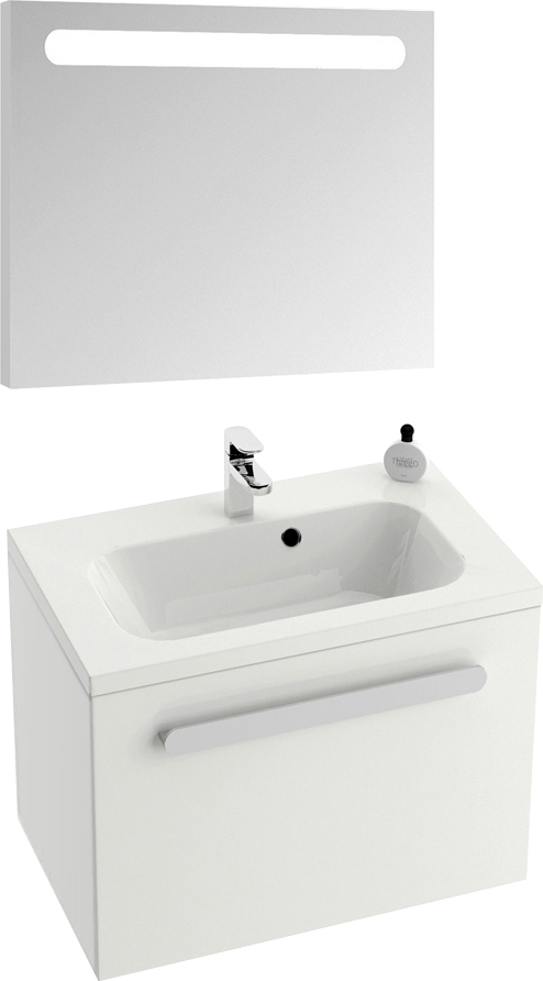 Мебель для ванной Ravak Chrome 60 белая фото в интернет-магазине «Wasser-Haus.ru»