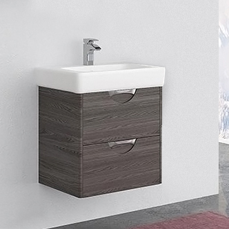 Мебель для ванной Акватон Сильва 60 дуб макиато фото в интернет-магазине «Wasser-Haus.ru»