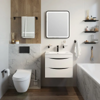 Мебель для ванной IDDIS Cloud 80 подвесная фото в интернет-магазине «Wasser-Haus.ru»