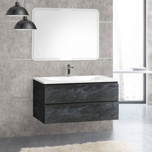 Мебель для ванной Cezares Molveno 100 antracite фото в интернет-магазине «Wasser-Haus.ru»