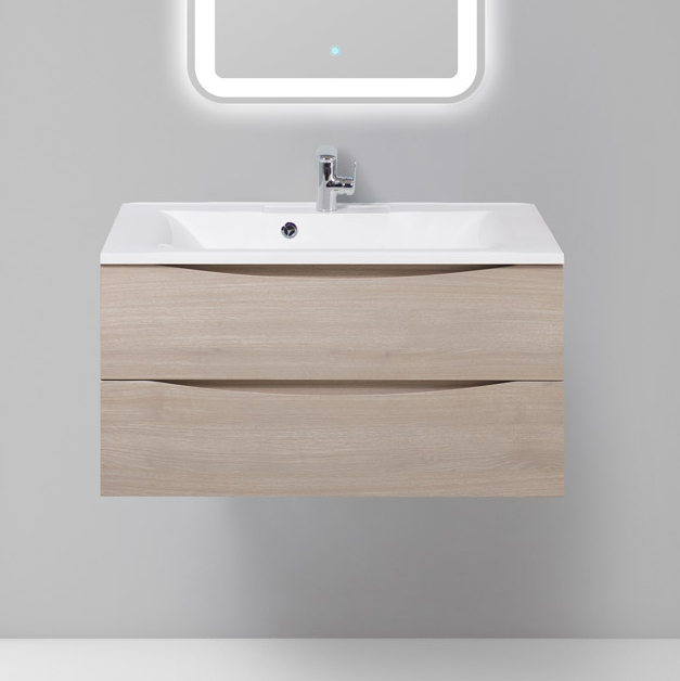 Мебель для ванной BelBagno Marino 90 rovere grigio фото в интернет-магазине «Wasser-Haus.ru»