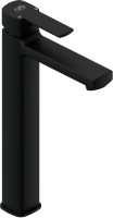Смеситель для раковины GPD Pedra MSL160-S черный матовый