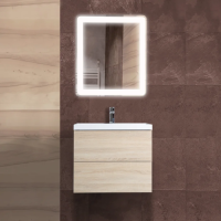 Мебель для ванной Art&Max Verona-Push 60 дуб сонома светлый фото в интернет-магазине «Wasser-Haus.ru»