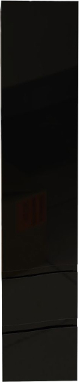 Шкаф-пенал АВН Фиджи 35 L, подвесной, черный фото в интернет-магазине «Wasser-Haus.ru»