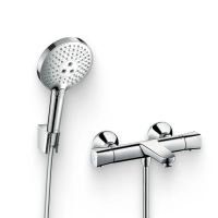 Душевой комплект Термостат Hansgrohe Ecostat universal 13123000 для ванны с душем + Гарнитур Raindance Select S 26721000 фото в интернет-магазине «Wasser-Haus.ru»