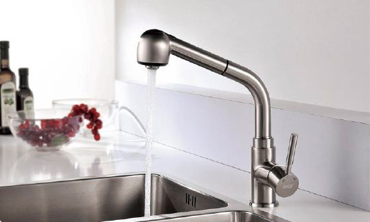 Смеситель Wasserkraft Wern 4266 для кухонной мойки, матовый хром фото в интернет-магазине «Wasser-Haus.ru»