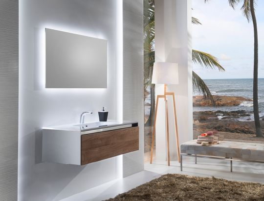 Зеркало Sanvit Кубэ 80 фото в интернет-магазине «Wasser-Haus.ru»