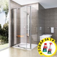 Душевой уголок Ravak PDOP2 120х90, Transparent, профиль сатин фото в интернет-магазине «Wasser-Haus.ru»