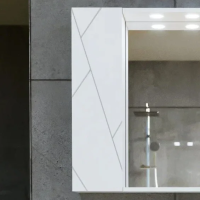 Шкаф Бриклаер Кристалл 20 белый матовый фото в интернет-магазине «Wasser-Haus.ru»
