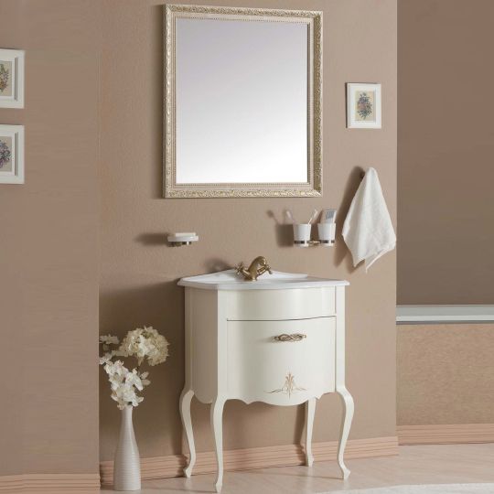 Мебель для ванной Caprigo Bourget 60 bianco antico фото в интернет-магазине «Wasser-Haus.ru»