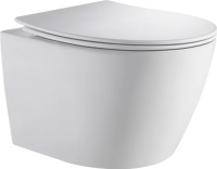 Унитаз подвесной Orange C07 C07-150W безободковый, с микролифтом фото в интернет-магазине «Wasser-Haus.ru»