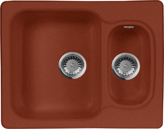 Мойка кухонная AquaGranitEx M-09 красный марс фото в интернет-магазине «Wasser-Haus.ru»