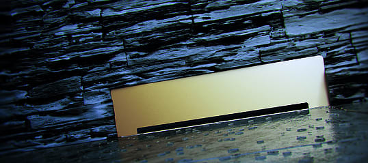 Душевой лоток Pestan Confluo Premium Wall Gold фото в интернет-магазине «Wasser-Haus.ru»