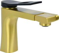 Смеситель для раковины Bronze de Luxe Element EL02XGB золото черный фото в интернет-магазине «Wasser-Haus.ru»