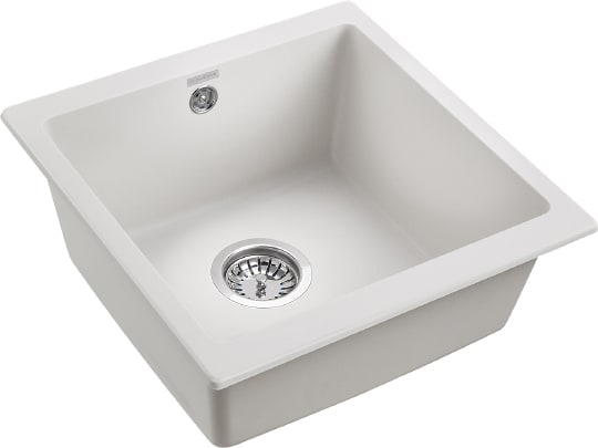 Мойка кухонная Paulmark Brilon PM104546-WH белый фото в интернет-магазине «Wasser-Haus.ru»