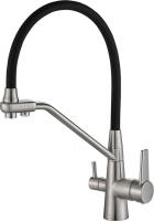 Смеситель Steel Hammer SH 903-6 Satin для кухонной мойки фото в интернет-магазине «Wasser-Haus.ru»
