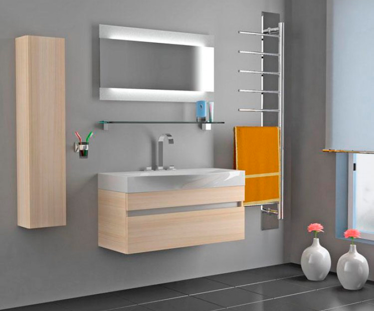 Мебель для ванной Aqwella 5 stars Бергамо 100 акация фото в интернет-магазине «Wasser-Haus.ru»
