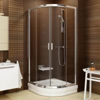 Душевой уголок Ravak BLCP4-80 Transparent, профиль блестящий фото в интернет-магазине «Wasser-Haus.ru»