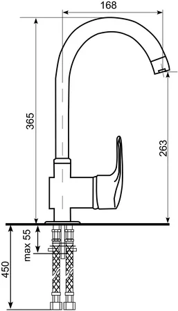 Комплект Мойка кухонная Ulgran U-104 -342 графитовая + Смеситель U-006 -342 графитовый фото в интернет-магазине «Wasser-Haus.ru»