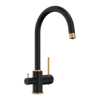 Смеситель для кухни Elghansa Kitchen Pure Water 56B5216-BlackGold black gold фото в интернет-магазине «Wasser-Haus.ru»