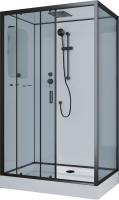 Душевая кабина Niagara Premium NG-6912-01QL BLACK 120х80х210 левая, черная фото в интернет-магазине «Wasser-Haus.ru»