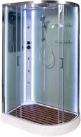 Душевая кабина DTO A102LLED+GMKN с средним поддоном фото в интернет-магазине «Wasser-Haus.ru»