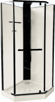 Душевая кабина Cerutti Spa Chika 901B профиль черный