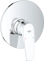 Встраиваемый смеситель для душа и ванны Grohe BauFlow 29112000 С ВНУТРЕННЕЙ ЧАСТЬЮ  хром фото в интернет-магазине «Wasser-Haus.ru»