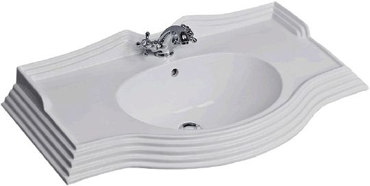 Мебель для ванной Caprigo Фреско 90 bianco alluminio фото в интернет-магазине «Wasser-Haus.ru»