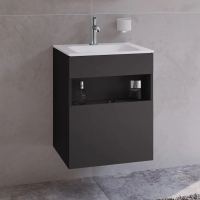 Тумба с раковиной Keuco Stageline 32842 50 см, вулканит