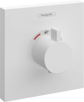 Термостатический смеситель встраиваемый Hansgrohe ShowerSelect Highflow 15760700 для душа, матовый белый фото в интернет-магазине «Wasser-Haus.ru»