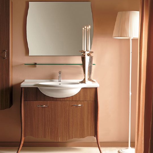 Мебель для ванной Eurolegno Clip 95 noce фото в интернет-магазине «Wasser-Haus.ru»