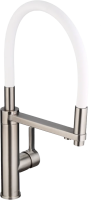 Смеситель для кухни Swedbe Selene Plus 8641 белый, нержавеющая сталь