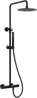 Душевая стойка Raiber Graceful RPB-007 с термостатом, черная фото в интернет-магазине «Wasser-Haus.ru»