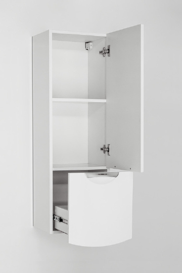 Шкаф-пенал Style Line Жасмин-2 36 Люкс, белый фото в интернет-магазине «Wasser-Haus.ru»