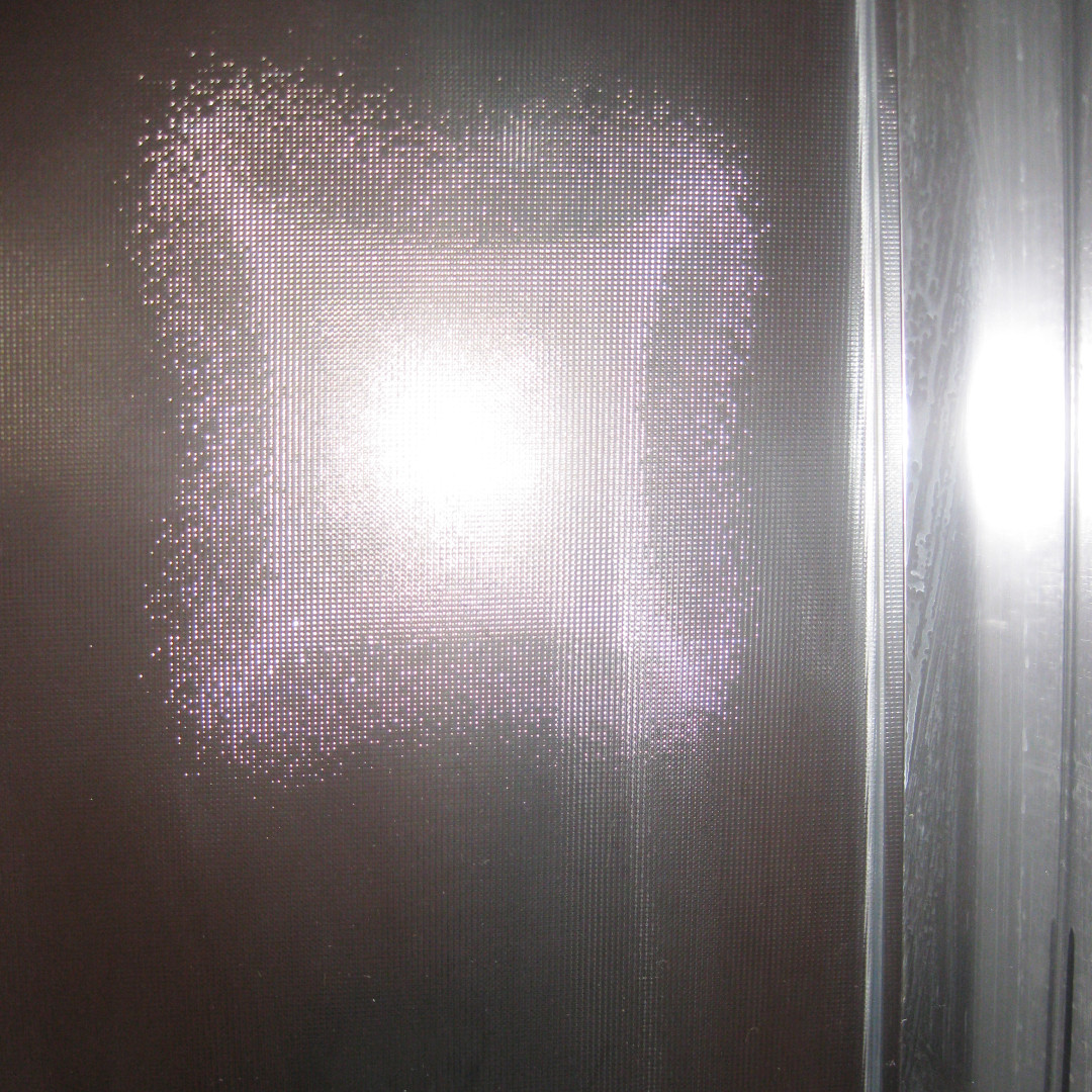 Душевой уголок Dolphin TN-110 100x100 с поддоном, стекло fabric фото в интернет-магазине «Wasser-Haus.ru»