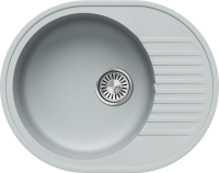 Мойка кухонная Tolero Classic R-122, платина