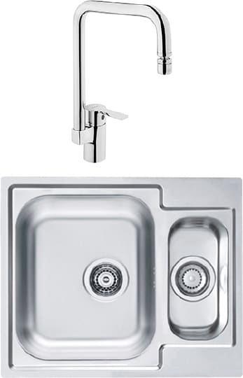 Комплект Мойка кухонная Alveus Line 50 + Смеситель VitrA Single sink mixer A42388EXP для кухонной мойки фото в интернет-магазине «Wasser-Haus.ru»