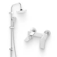 Душевой комплект Смеситель Orange Berni M09-100cr хром + Стойка O-Shower O-Shower OW02