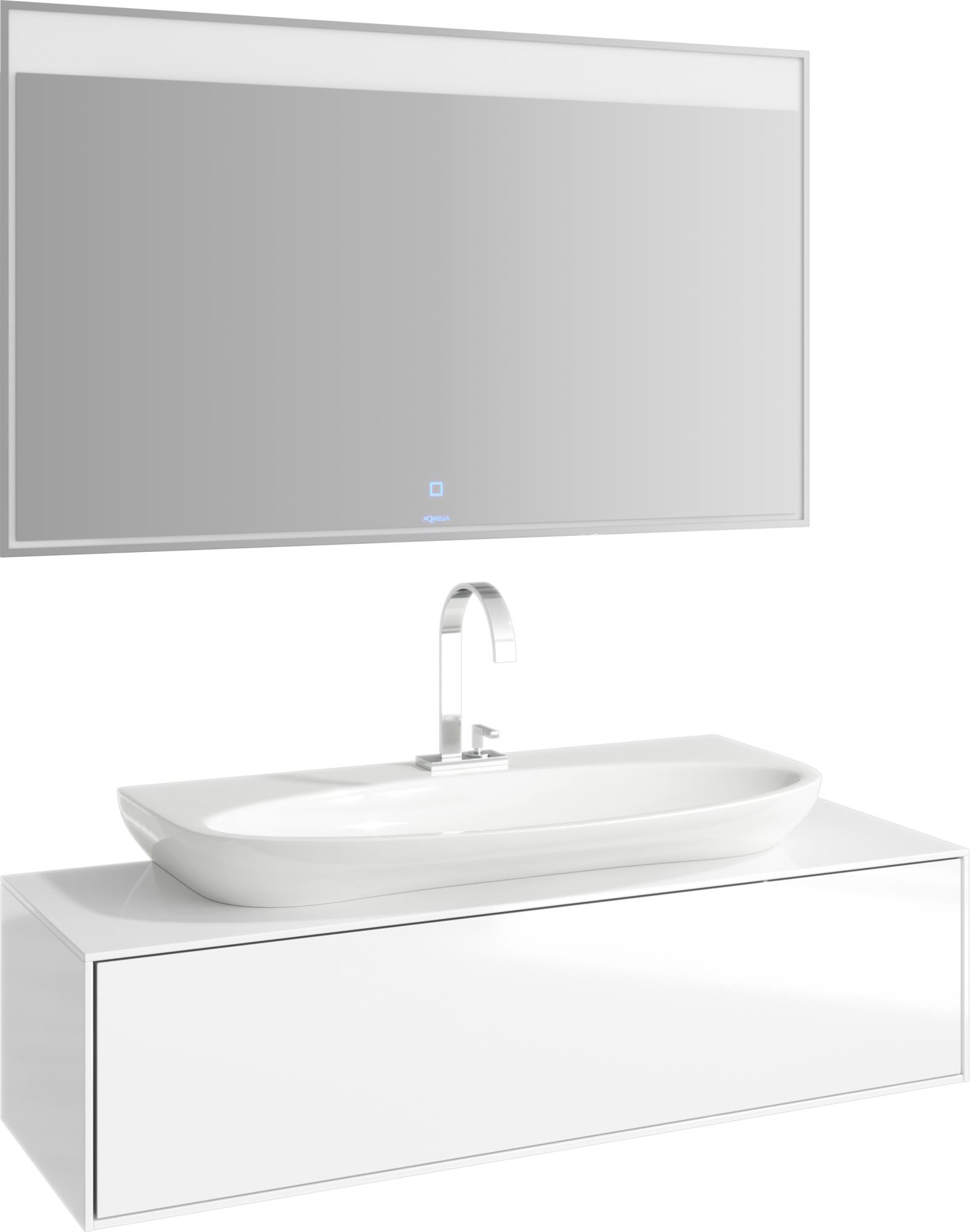 Мебель для ванной Aqwella 5 stars Genesis 120 белая фото в интернет-магазине «Wasser-Haus.ru»