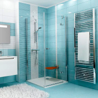 Душевой уголок Ravak SMSD2 + SMPS Transparent фото в интернет-магазине «Wasser-Haus.ru»