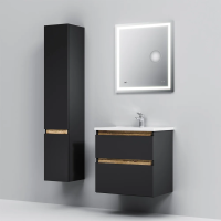 Мебель для ванной AM.PM X-Joy 65 подвесная, черная матовая фото в интернет-магазине «Wasser-Haus.ru»