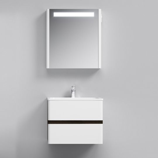 Мебель для ванной Am.Pm Bliss D 60 белый глянец, венге фото в интернет-магазине «Wasser-Haus.ru»
