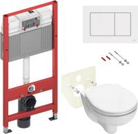 Комплект TECE Now V04 9400413.WC1 кнопка белая фото в интернет-магазине «Wasser-Haus.ru»
