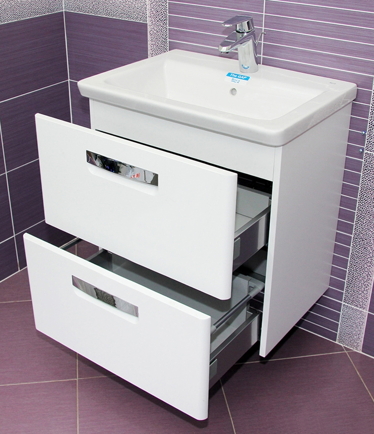 Мебель для ванной Roca Gap 60 белый глянец фото в интернет-магазине «Wasser-Haus.ru»
