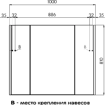 Зеркало-шкаф AQUATON Беверли 100 фото в интернет-магазине «Wasser-Haus.ru»