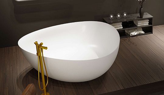 Ванна из искусственного камня Riho Oviedo BS5000500000000 160x160 фото в интернет-магазине «Wasser-Haus.ru»